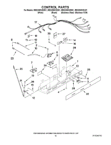 10 - Control Parts parts for Maytag Refrigerator MSD2550VEU01 from AppliancePartsPros.com