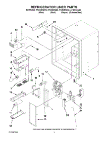 02 - Refrigerator Liner Parts parts for Maytag Refrigerator AFI2538AEQ3 from AppliancePartsPros.com