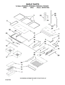 03 - Shelf Parts parts for Maytag Refrigerator AFI2538AEQ3 from AppliancePartsPros.com