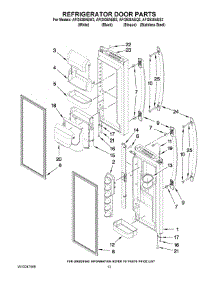 07 - Refrigerator Door Parts parts for Maytag Refrigerator AFI2538AES3 from AppliancePartsPros.com