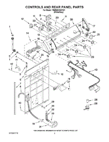 02 - Controls And Rear Panel Parts parts for Maytag Washer 7MMMS0100VW1 from AppliancePartsPros.com