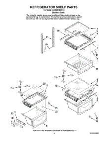 03 - Refrigerator Shelf Parts parts for Maytag Refrigerator AC2228HEKS14 from AppliancePartsPros.com