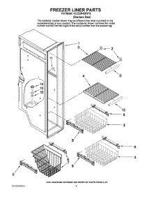 04 - Freezer Liner Parts parts for Maytag Refrigerator AC2228HEKS14 from AppliancePartsPros.com