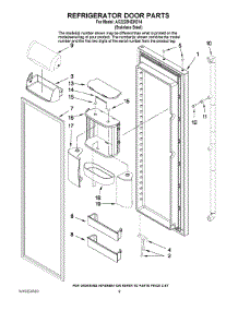 06 - Refrigerator Door Parts parts for Maytag Refrigerator AC2228HEKS14 from AppliancePartsPros.com