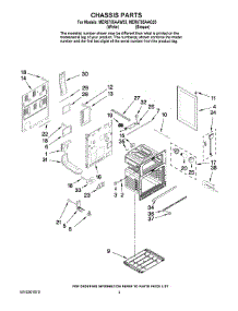 03 - Chassis Parts parts for Maytag Range MER6755AAW25 from AppliancePartsPros.com
