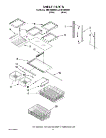 06 - Shelf Parts parts for Maytag Refrigerator ABB192ZDEB5 from AppliancePartsPros.com