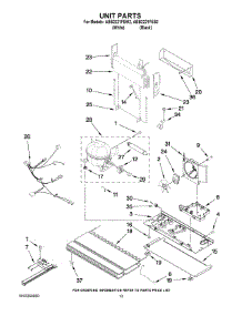 07 - Unit Parts parts for Maytag Refrigerator ABB2221FEW2 from AppliancePartsPros.com