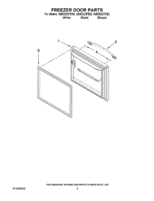 03 - Freezer Door Parts parts for Maytag Refrigerator ABB2222FEW2 from AppliancePartsPros.com