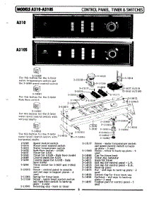 05 - Control Panel,Timer & Switches parts for Maytag Washer A305 from AppliancePartsPros.com