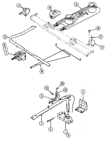 02 - Control System parts for Admiral Range A3120SRWLT from AppliancePartsPros.com