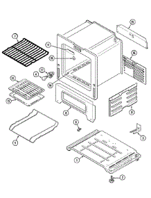 05 - Oven / Base parts for Admiral Range A31713XAAL from AppliancePartsPros.com