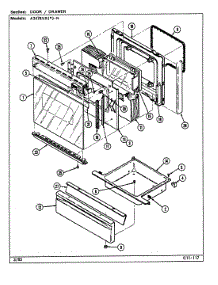 05 - Door / Drawer parts for Admiral Range A3478XRW-N from AppliancePartsPros.com