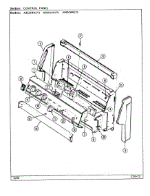 02 - Control Panel parts for Admiral Range A3531WRW from AppliancePartsPros.com