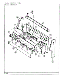 02 - Control Panel parts for Admiral Range A3637XRW from AppliancePartsPros.com