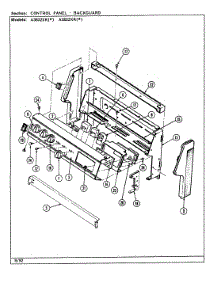 02 - Control Panel parts for Admiral Range A3832XRA from AppliancePartsPros.com