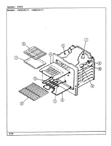 05 - Oven parts for Admiral Range A3832XRW from AppliancePartsPros.com