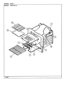 04 - Oven parts for Admiral Range A3875XRA from AppliancePartsPros.com