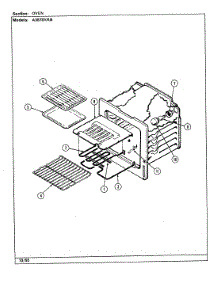 06 - Oven (A3878xrb) parts for Admiral Range A3878XRB from AppliancePartsPros.com