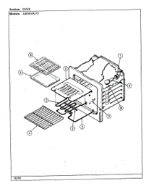 04 - Oven parts for Admiral Range A3878XRW from AppliancePartsPros.com