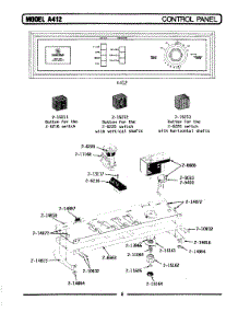04 - Control Panel (A412) parts for Maytag Washer A412 from AppliancePartsPros.com