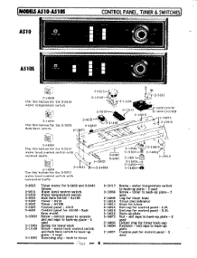 04 - Control Panel,Timer & Switches parts for Maytag Washer A510S from AppliancePartsPros.com