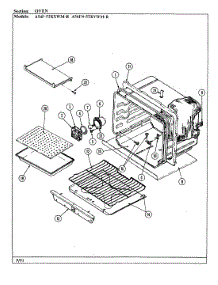 04 - Control System parts for Admiral Oven A54FN-5TKVWM-R from AppliancePartsPros.com