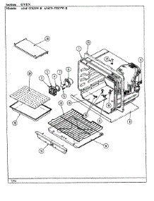 03 - Internal Controls parts for Admiral Oven A54FN-5TKVW-R from AppliancePartsPros.com