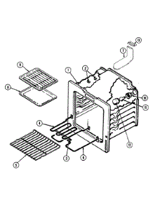 03 - Oven parts for Admiral Range A5651XRS from AppliancePartsPros.com