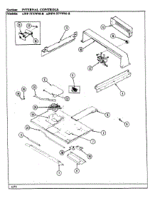 03 - Internal Controls parts for Admiral Oven A59F-5TXWM-R from AppliancePartsPros.com