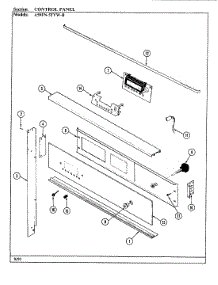 02 - Control Panel (A59fn-5Tvw-R) parts for Admiral Oven A59FN-5TVW-R from AppliancePartsPros.com