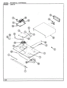 03 - Internal Controls parts for Admiral Oven A59FN-5TVW-R from AppliancePartsPros.com