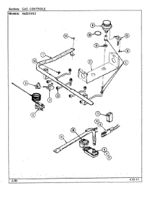 02 - Control System parts for Admiral Range A6257XRS from AppliancePartsPros.com