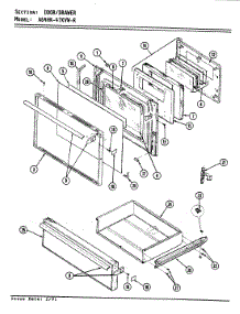 05 - Door\Drawer parts for Admiral Range A64HN-4TKVW-R from AppliancePartsPros.com