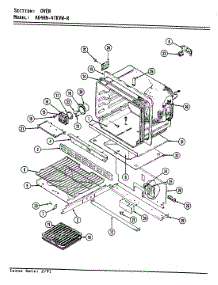 06 - Oven parts for Admiral Range A64HN-4TKVW-R from AppliancePartsPros.com