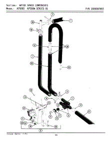 08 - Water Saver Components parts for Maytag Washer A7500S from AppliancePartsPros.com