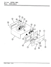 02 - Control Panel parts for Admiral Oven A79FN-5EVW-R from AppliancePartsPros.com