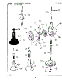 08 - Transmission-Orbital parts for Maytag Washer A882 from AppliancePartsPros.com