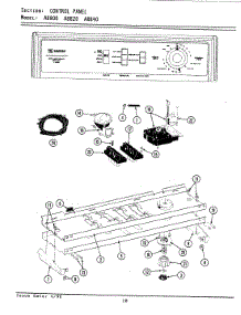 04 - Control Panel parts for Maytag Washer A8820 from AppliancePartsPros.com