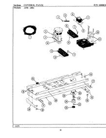 04 - Control Panel parts for Maytag Washer A884 from AppliancePartsPros.com