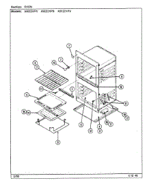 06 - Oven parts for Admiral Oven A9122VPV from AppliancePartsPros.com
