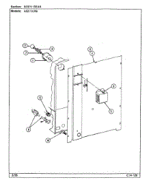 02 - Body parts for Admiral Oven A9211XPB from AppliancePartsPros.com