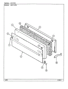06 - Drawer parts for Admiral Oven A9211XPB from AppliancePartsPros.com