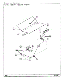 03 - Control System parts for Admiral Oven A9222VPV from AppliancePartsPros.com