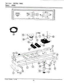 04 - Control Panel parts for Maytag Washer A9600 from AppliancePartsPros.com