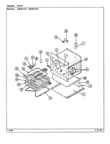 04 - Oven parts for Admiral Oven A9845XPB from AppliancePartsPros.com