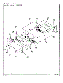 02 - Control Panel parts for Admiral Oven A9854VPV from AppliancePartsPros.com
