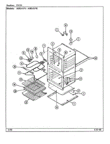 05 - Oven parts for Admiral Oven A9854VPV from AppliancePartsPros.com