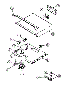04 - Internal Controls parts for Admiral Oven A9875VRV from AppliancePartsPros.com
