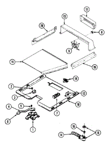 07 - Internal Controls parts for Admiral Oven A9895XRB from AppliancePartsPros.com