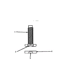 13 - Leveling Leg (Change) parts for Amana Washer AA5421 from AppliancePartsPros.com